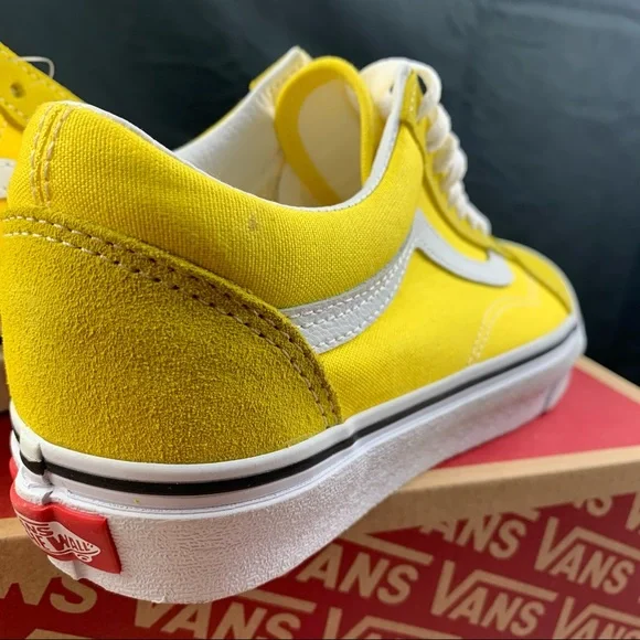 Vans Old Skool Vibrant Yellow Womens Sizes - Picture 5 of 10